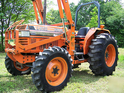 Kubota l-4150 4X4 compact diesel tractor loader 50HP