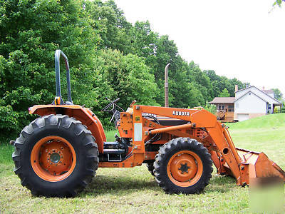 Kubota l-4150 4X4 compact diesel tractor loader 50HP