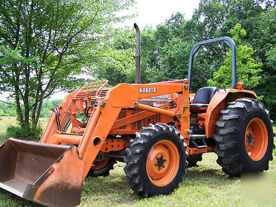 Kubota l-4150 4X4 compact diesel tractor loader 50HP