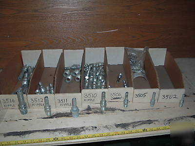New dixon 3500 steel nipples assortmen 63PC. air fittin