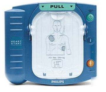New philips heart start home defibrillator cpr coaching