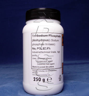 Tri-sodium phosphate (tsp) glazes, paint clean 250G tub