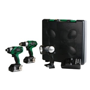 Hitachi KC18DHL 18-volt li-ion 2 tool combo kit