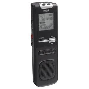 Audiovox rca-VR5220-digital usb voice recorder 200 - w/