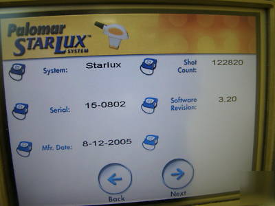 Palomar starlux 300 w/ rs, g & y refurbished handpieces
