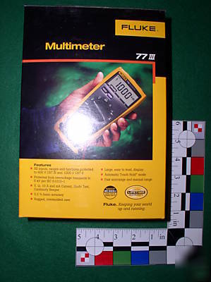 New fluke 77 iii multimeter auto-ranging in box digital