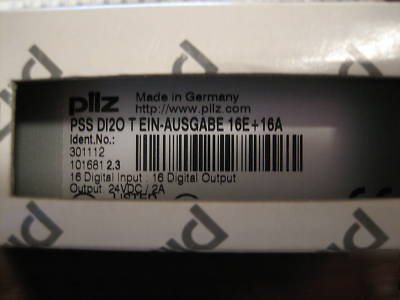 New ** ** in sealed box pilz 301112 pss DI2O t