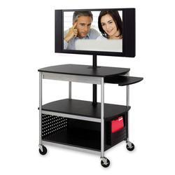 New safco scoot open flat panel multimedia display cart