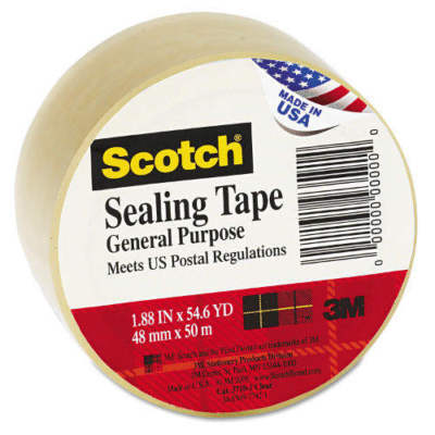 1 roll 3M scotch tape sealing packing shipping clear...