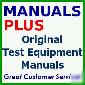 Hp model 201C operating and service manual