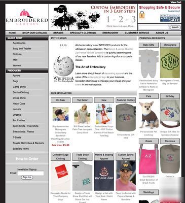 Internet home-based embroidery business tajima machine