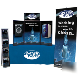 Trade show table top display total package #1 