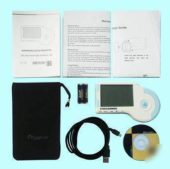 Portable ecg ekg handheld heart monitor 