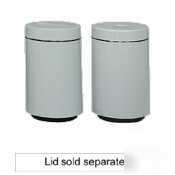 Safco medallion waste receptacle - 75.70L capacity