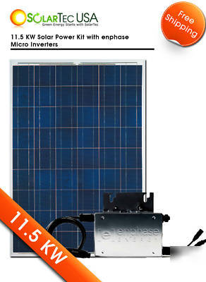 Solar kit w. enphase microinverters + free shipping.