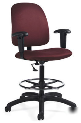 Ergonomic drafting computer office desk stool chair