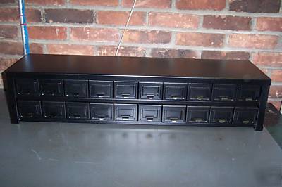 Hobart 20 drawer small parts hardware storage cabinet 