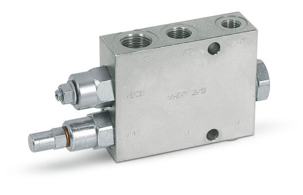 Hydraulic two pump hi-low unloading valve 1/2