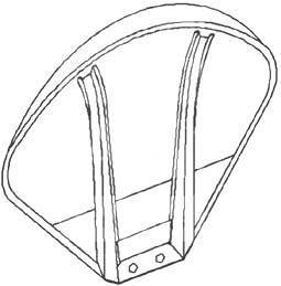John deere a b 5O 60 520 70 720 620 tractor fender