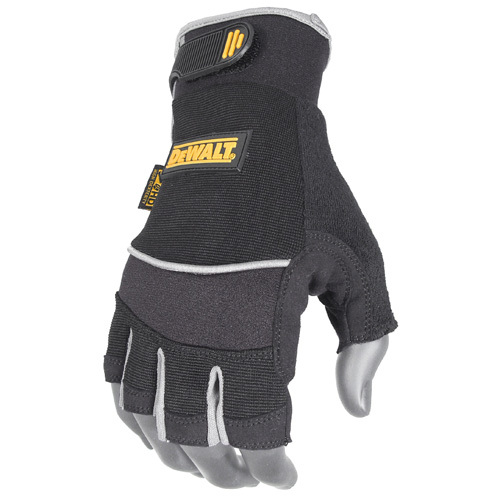 New wise dewalt technicians fingerless gloves 5 sizes