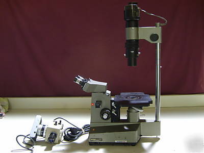 Olympus im inverted microscope with c-35AD4 camera