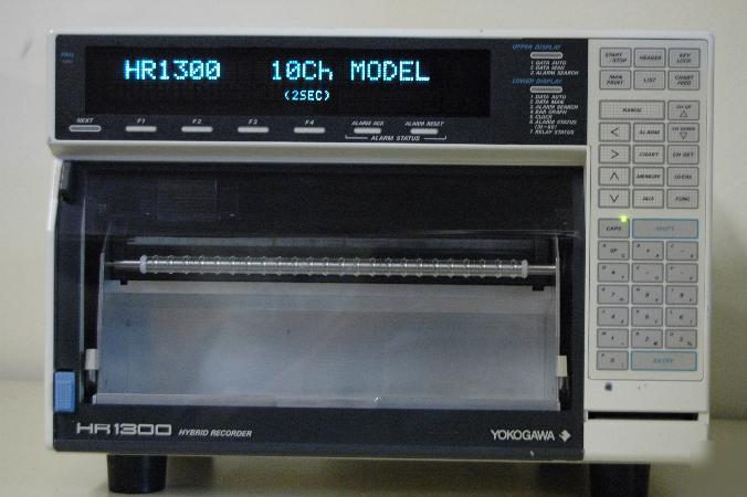 Yokogawa HR1300 hybrid chart recorder 10 channel asis