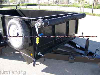 New 2010 model dump trailer -7,000# gvwr, hydraulic ram