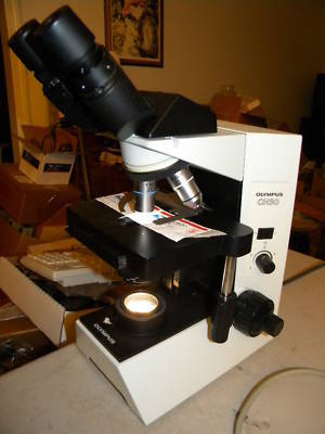 Olympus CH30 microscope, EA10, ea 40, ea 100 objectives