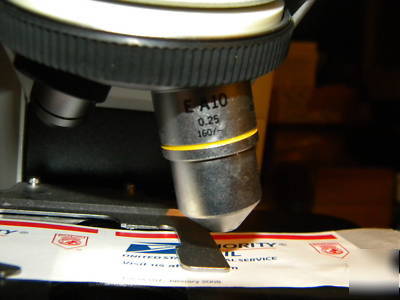 Olympus CH30 microscope, EA10, ea 40, ea 100 objectives