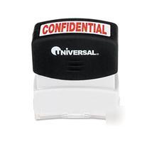 Universal products universal one-color message stamp...