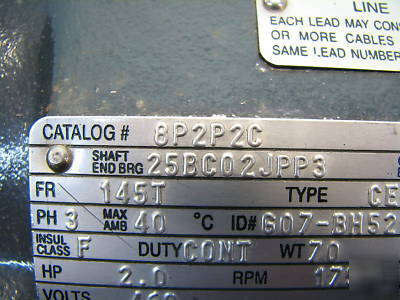 Us motors / emerson nema premium 841 plus motor S37