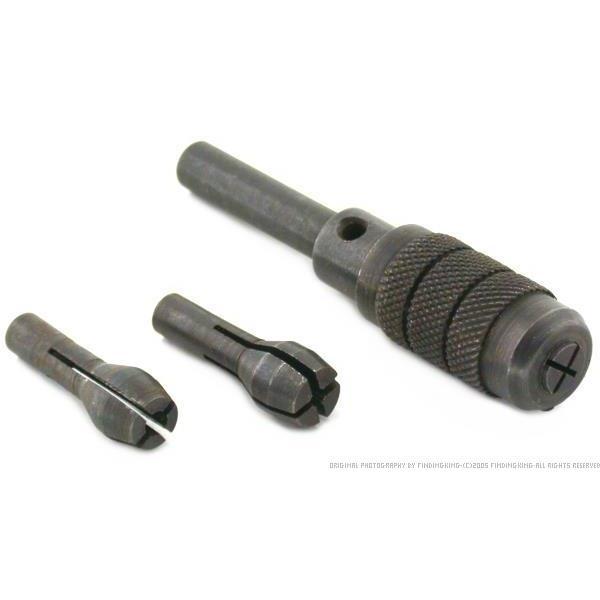 3 drill bit pin vice chuck tool for flex shaft tool