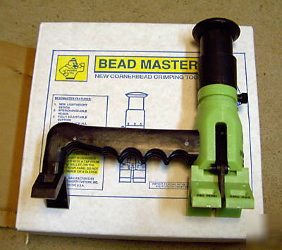 Beadmaster drywall cornerbead crimping tool sheetrock