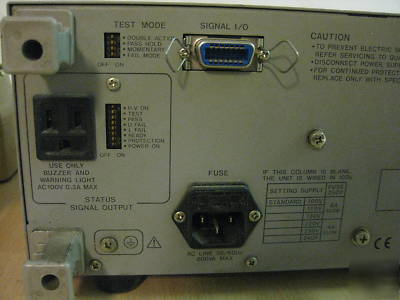 Kikusui tos 5050 ac withstanding voltage tester TOS5050