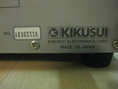 Kikusui tos 5050 ac withstanding voltage tester TOS5050