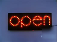 New 2 colors slim animated motion led open sign.