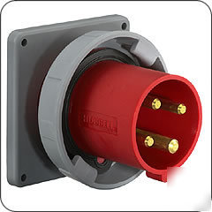 New hubbell hbl 463B6W IEC60309 ac inlet - 