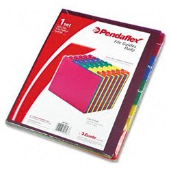 New poly file guides, 1 31, 1/5 cut top tabs, letter...