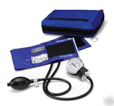 Manual blood pressure cuff with matching case ~royal