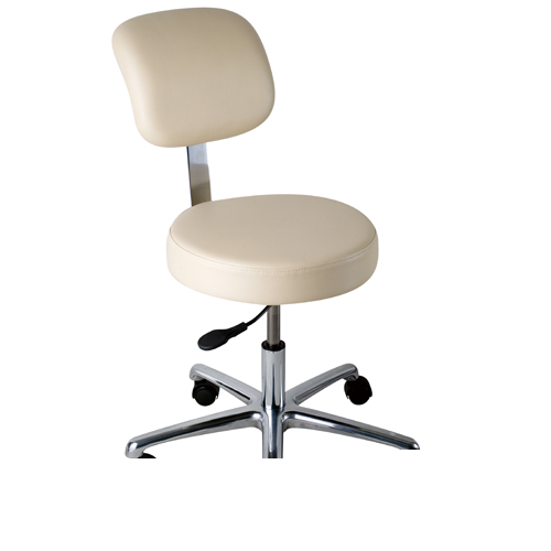 New CL22 medical dental stools with back 7 vinyl colors