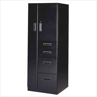 Wardrobe/storage tower (left facing door) graphite