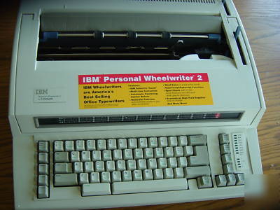New in box- ibm personal wheelwriter 2 typewriter
