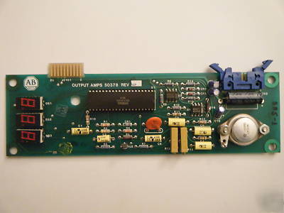 Allen-bradley ab 50378 rev. c output amps board *u*