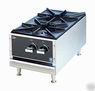 Commercial kitchen gas short order stove