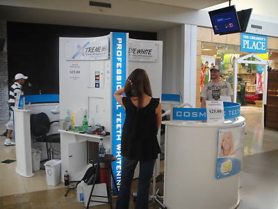 Lighted retail mall kiosk, save thousands make an offer
