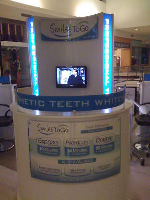 Lighted retail mall kiosk, save thousands make an offer