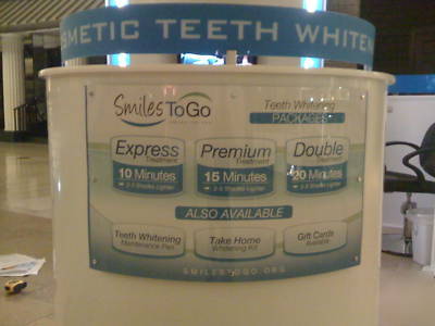 Lighted retail mall kiosk, save thousands make an offer