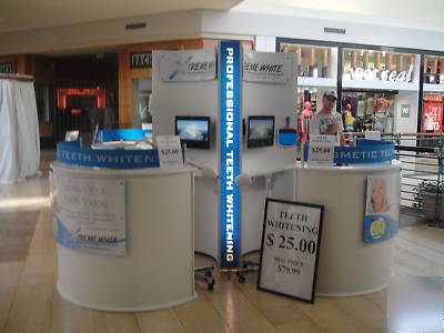 Lighted retail mall kiosk, save thousands make an offer