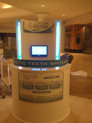 Lighted retail mall kiosk, save thousands make an offer