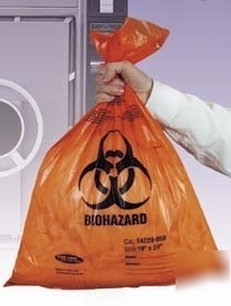 Tufpak autoclavable biohazard bags, 2.0 mil 14220-046